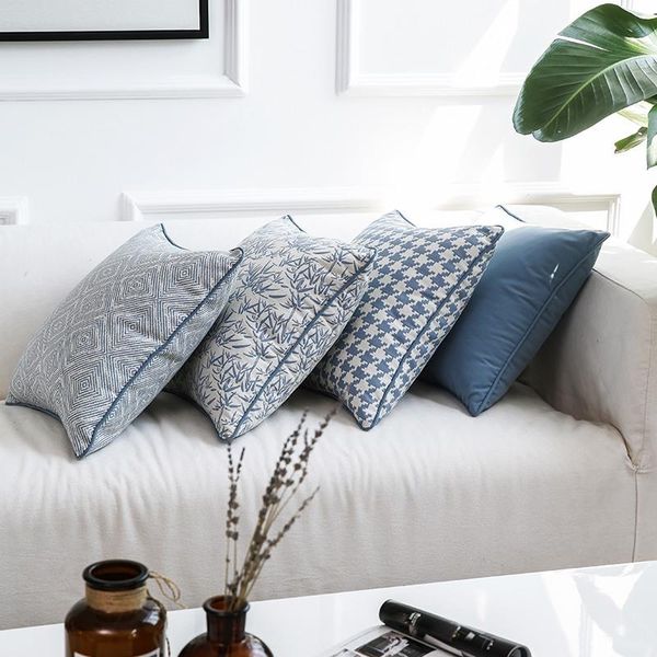 cushion/decorative pillow 45x45cm blue white geometric cushion cover decorative square sofa bed case houndstooth pillowcase
cushion/decorative pillow 45x45cm blue white geometric cushion cover decorative square sofa bed case houndstooth pillowcase