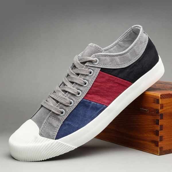 baoda 9011 washed and worn color matching men's canvas lace up low fashion board casual shoes, White;red
baoda 9011 washed and worn color matching men's canvas lace up low fashion board casual shoes, White;red