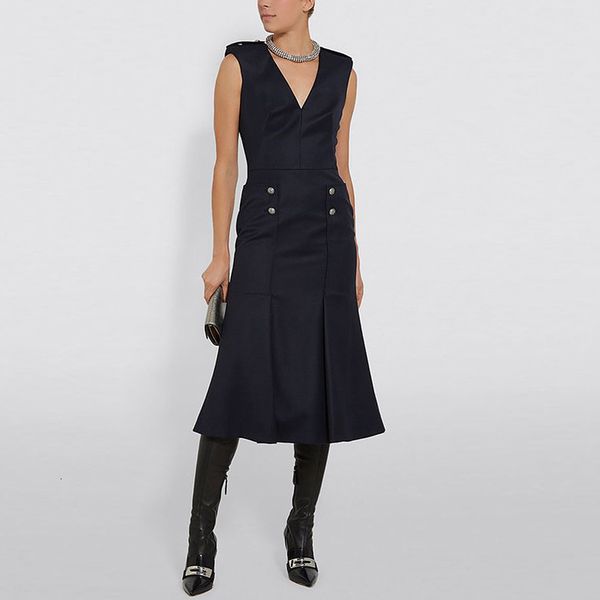 runway summer 2021 new women's party fashion vintage elegant chic gentlewoman v-neck slim dress yhmd, Black;gray
runway summer 2021 new women's party fashion vintage elegant chic gentlewoman v-neck slim dress yhmd, Black;gray