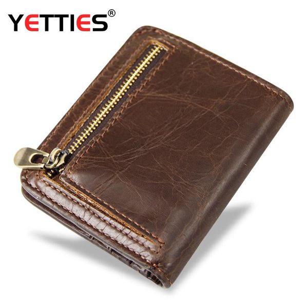 wallets yetties genuine leather men 's small wallet casual retro short multi-card-slot card holder coin purse, Red;black
wallets yetties genuine leather men 's small wallet casual retro short multi-card-slot card holder coin purse, Red;black