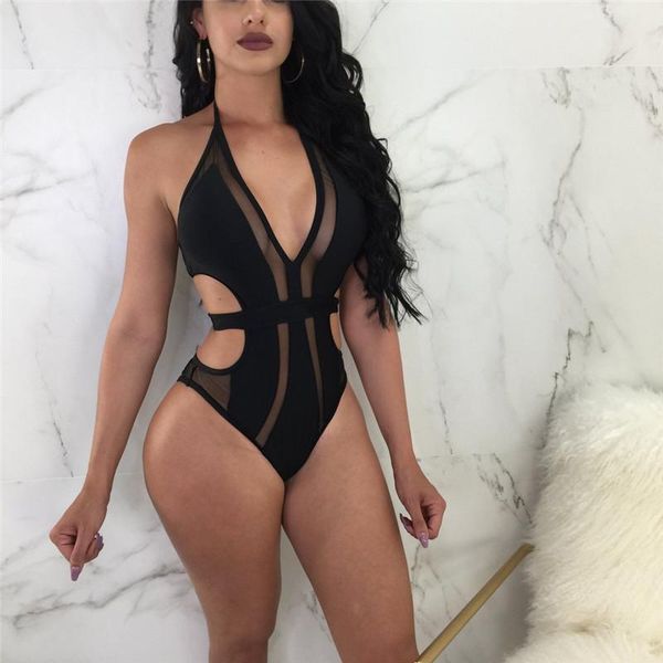 one-piece suits black mesh one piece swimsuit deep v neck monokini swimwear women brazilian 2021 hollow out beach bathing suit
one-piece suits black mesh one piece swimsuit deep v neck monokini swimwear women brazilian 2021 hollow out beach bathing suit