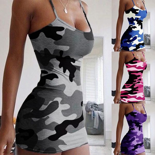 women casual suspender camouflage printing dress summer hip lifting plus sizes big large dresses robe femme, Black;gray
women casual suspender camouflage printing dress summer hip lifting plus sizes big large dresses robe femme, Black;gray