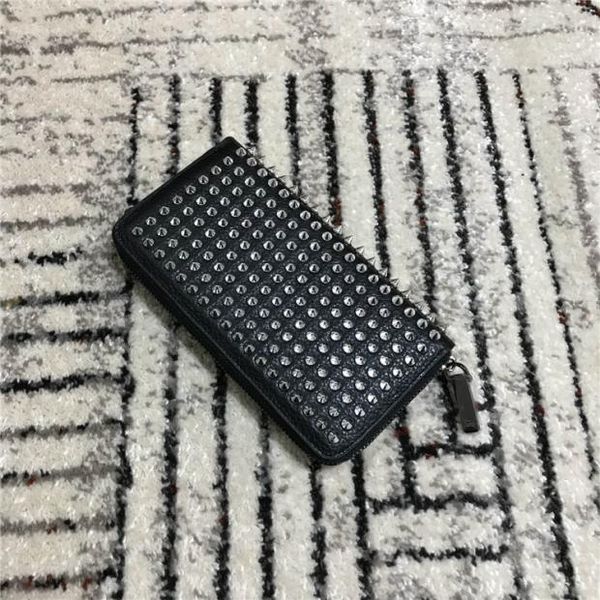 wome men long style wallets panelled spiked clutch bag patent real leather purses spikes wallets, Red;black
wome men long style wallets panelled spiked clutch bag patent real leather purses spikes wallets, Red;black