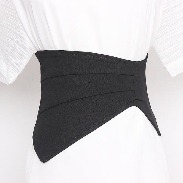 belts women's runway fashion black denim elastic cummerbunds female dress corsets waistband decoration wide belt tb1380, Black;brown 
belts women's runway fashion black denim elastic cummerbunds female dress corsets waistband decoration wide belt tb1380, Black;brown