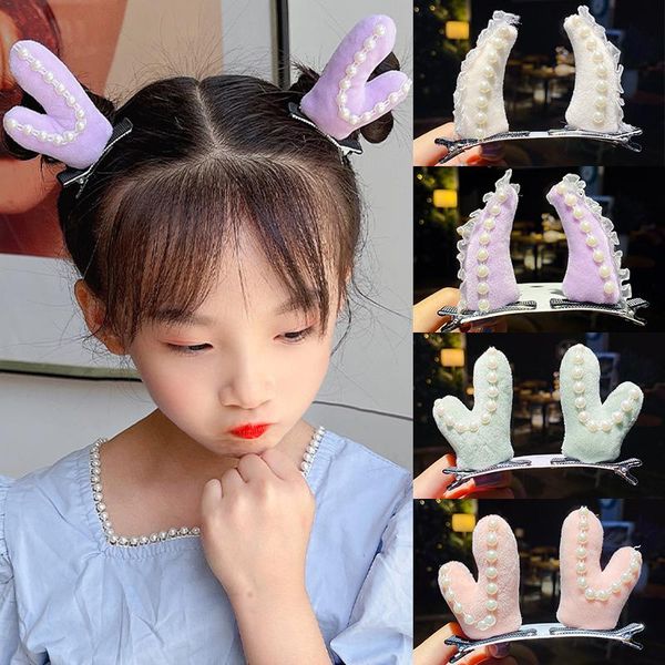 hair accessories 2pcs cute clip for girl baby princess children pearl dragon horn headwear clips pin barettes [party, Slivery;white
hair accessories 2pcs cute clip for girl baby princess children pearl dragon horn headwear clips pin barettes [party, Slivery;white