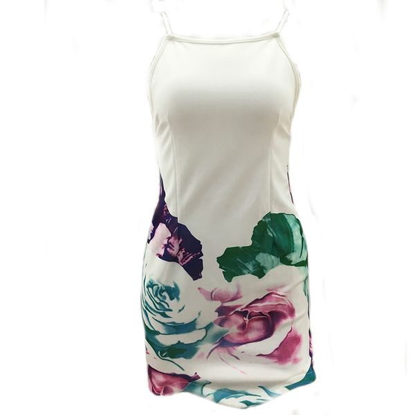 women's summer bodycon sling dress off-shoulder sleeveless square neck bare back beach flora print dresses female jumpsuit designer clo, White;black
women's summer bodycon sling dress off-shoulder sleeveless square neck bare back beach flora print dresses female jumpsuit designer clo, White;black