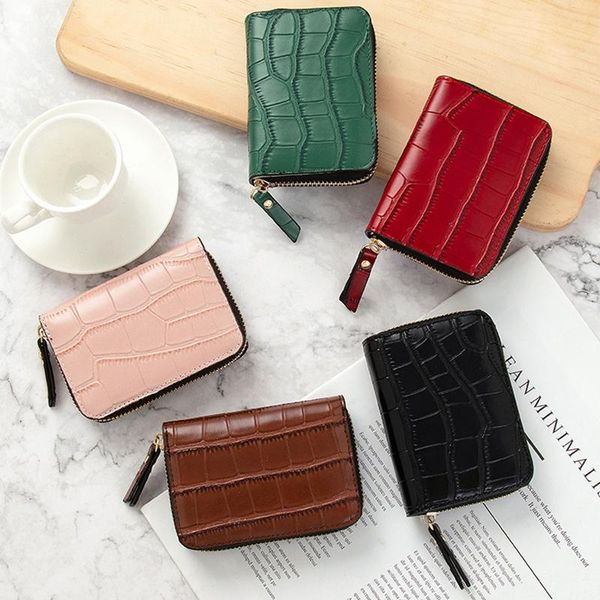 card holders business holder men pu leather wallet bag women zipper credit/id/bank case, Brown;gray
card holders business holder men pu leather wallet bag women zipper credit/id/bank case, Brown;gray