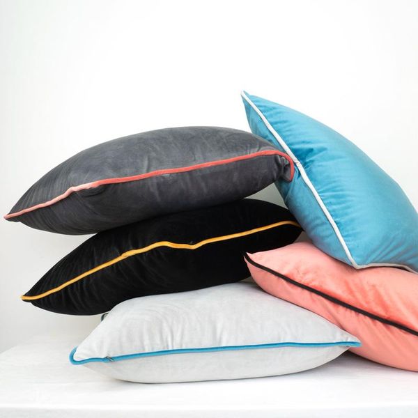 cushion/decorative pillow orange red gray blue piping velvet cushion cover case chair/sofa no balling-up home decor without stuffing
cushion/decorative pillow orange red gray blue piping velvet cushion cover case chair/sofa no balling-up home decor without stuffing