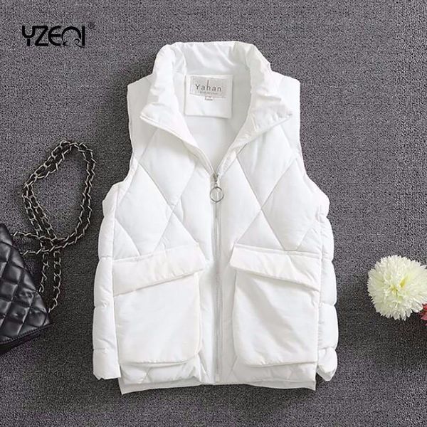 yzeqi casual vest women winter jacket pocket hooded coat warm loose cotton padded vests female slim sleeveless jacket waistcoat, Black;white
yzeqi casual vest women winter jacket pocket hooded coat warm loose cotton padded vests female slim sleeveless jacket waistcoat, Black;white