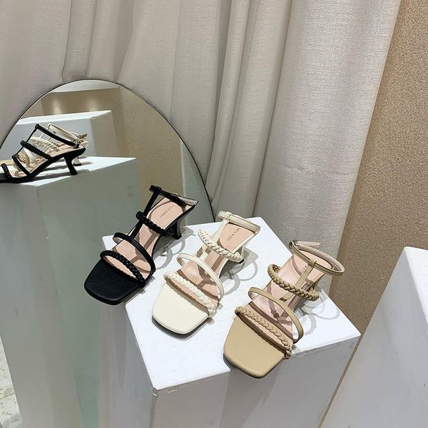 sandals open toe women narrow band thick mid heels solid color white black khaki casual slides party pumps buckle strap
sandals open toe women narrow band thick mid heels solid color white black khaki casual slides party pumps buckle strap