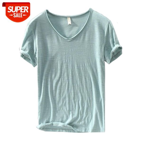 2020 summer new 100% cotton green t-shirt men v-neck solid color casual t shirt basic tees plus size short sleeve y2449 #dr5i, White;black
2020 summer new 100% cotton green t-shirt men v-neck solid color casual t shirt basic tees plus size short sleeve y2449 #dr5i, White;black