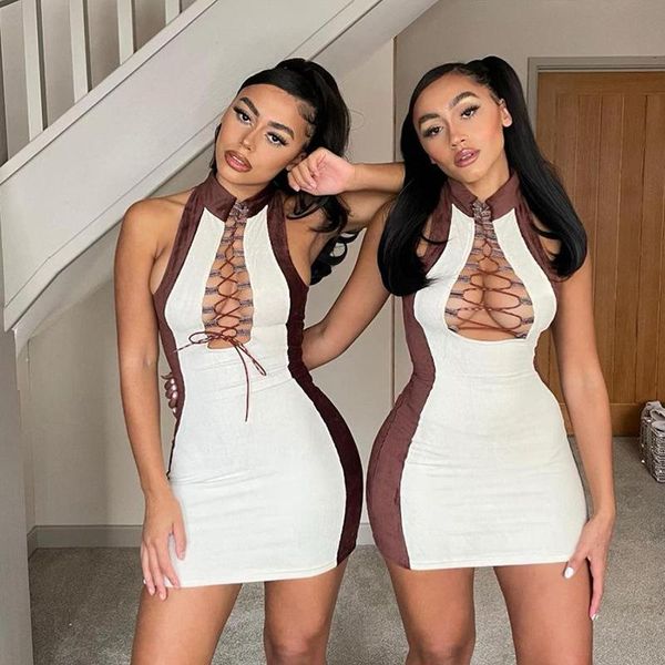 casual dresses patchwork lace up corduroy skinny for women sleeveless hollow out party club bodycon tank dress female outfits, Black;gray
casual dresses patchwork lace up corduroy skinny for women sleeveless hollow out party club bodycon tank dress female outfits, Black;gray