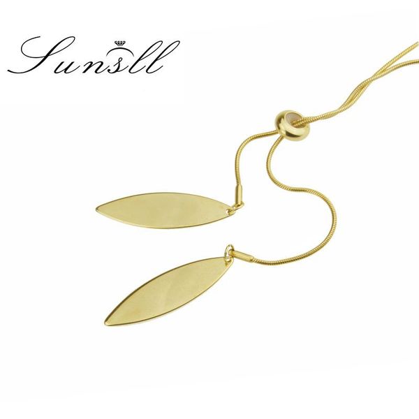 pendant necklaces sunsll fashion gold stainless steel leaf shape long necklace paragraph adjustable girl with simple jewelry, Silver
pendant necklaces sunsll fashion gold stainless steel leaf shape long necklace paragraph adjustable girl with simple jewelry, Silver