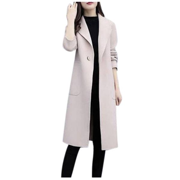 women's wool & blends 2021 winter clothes women work solid vintage autumn office long sleeve button woolen one buckle elegant fashion c, Black
women's wool & blends 2021 winter clothes women work solid vintage autumn office long sleeve button woolen one buckle elegant fashion c, Black