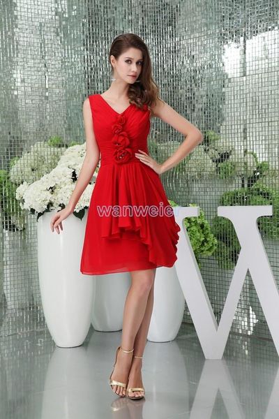 bridesmaid dress 2021 custom size short chiffon plus bridal cap sleeve handmade flowers red dresses, White;pink
bridesmaid dress 2021 custom size short chiffon plus bridal cap sleeve handmade flowers red dresses, White;pink