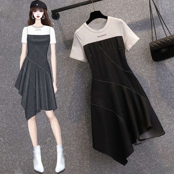 large women's 2021 spring and summer new fat mm show thin french cover belly dress fried street skirt wear gently, Black;gray
large women's 2021 spring and summer new fat mm show thin french cover belly dress fried street skirt wear gently, Black;gray