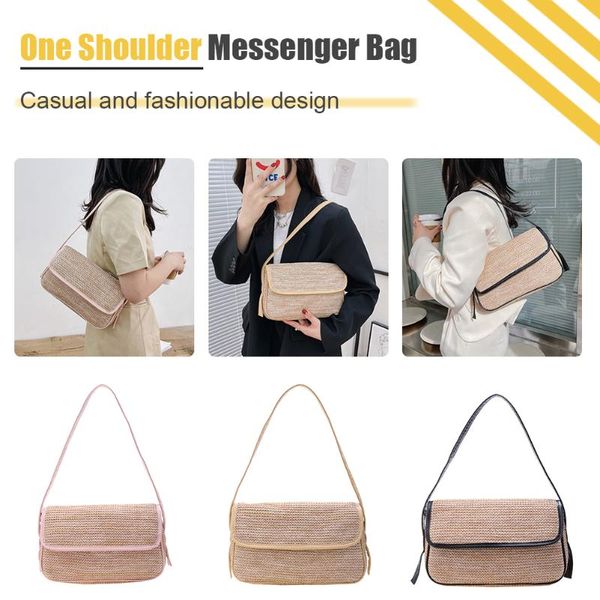 evening bags fashion women color patchwork woven shoulder underarm bag vacation handbags
evening bags fashion women color patchwork woven shoulder underarm bag vacation handbags