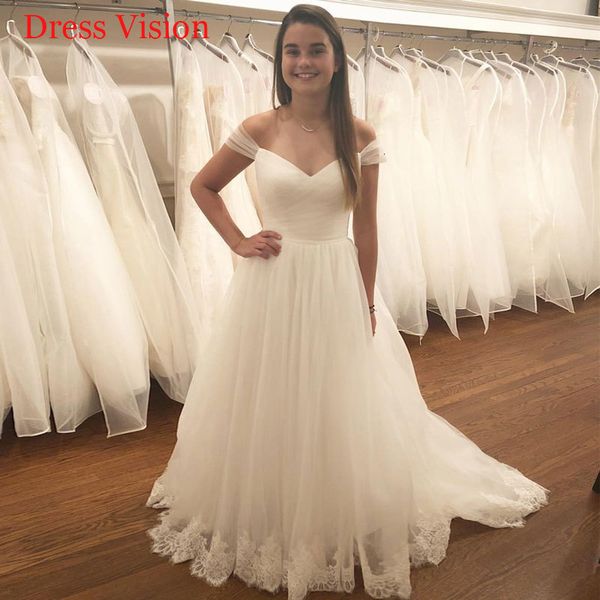 2021 vestido novia style v-neck off the shoulder wedding robe de marie to be long bride gown x9wv, White
2021 vestido novia style v-neck off the shoulder wedding robe de marie to be long bride gown x9wv, White