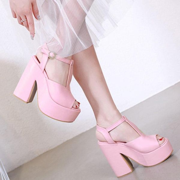 sandals arrivals women shoes brand design party high heels t-strap peep toe solid platform gothic style big size 39, Black
sandals arrivals women shoes brand design party high heels t-strap peep toe solid platform gothic style big size 39, Black