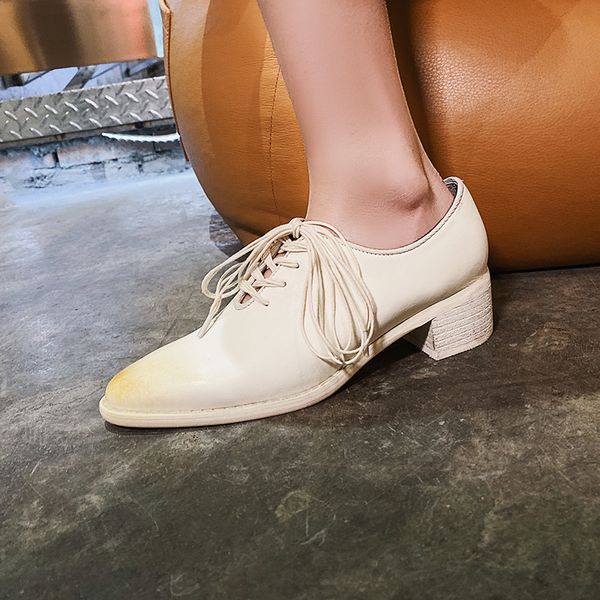 Womens genuine leather lace-up flats oxfords round toe gradient color female comfortable footwear british style casual shoesDress Shoes, Beige
Womens genuine leather lace-up flats oxfords round toe gradient color female comfortable footwear british style casual shoesDress Shoes, Beige
