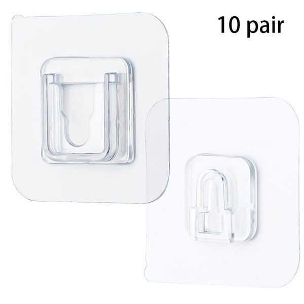 hooks & rails 5 pair double sided adhesive wall reusable transparent waterproof kitchen storage
hooks & rails 5 pair double sided adhesive wall reusable transparent waterproof kitchen storage