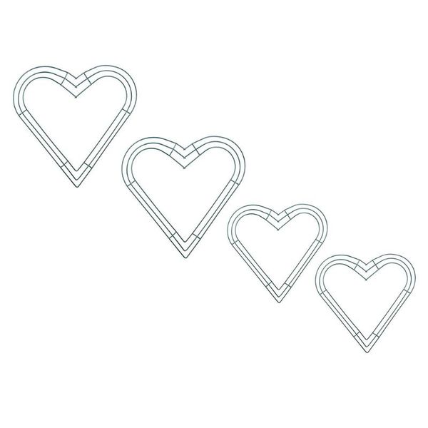 decorative flowers & wreaths 4pcs iron wreath hoops heart shape frame making supplies
decorative flowers & wreaths 4pcs iron wreath hoops heart shape frame making supplies
