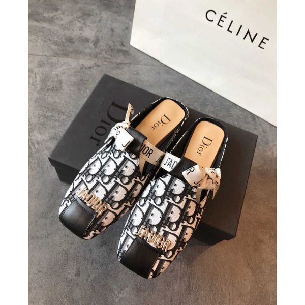 2021 new fangtoujia d bow letter slippers baotou women's shoes mesh flat bottom breathable thick heel half support 0kz7 zmm, Black
2021 new fangtoujia d bow letter slippers baotou women's shoes mesh flat bottom breathable thick heel half support 0kz7 zmm, Black
