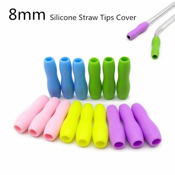 drinking straws 8mm stainless steel metal straw silicone tips cover portable accessories head fits 5/16 inch wide
drinking straws 8mm stainless steel metal straw silicone tips cover portable accessories head fits 5/16 inch wide