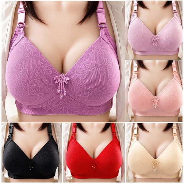 bras women's plus size bra no steel ring push up underwear vest-style sleep lingerie women sexy, Red;black
bras women's plus size bra no steel ring push up underwear vest-style sleep lingerie women sexy, Red;black