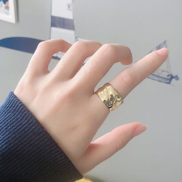 supply popular fashion expert accessories ins cold style wide version girl ring in 2021, Silver
supply popular fashion expert accessories ins cold style wide version girl ring in 2021, Silver