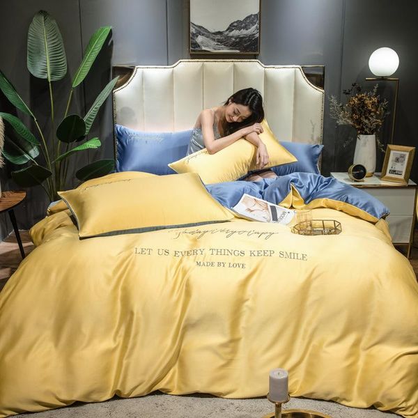 bedding sets silk quilt cover double-sided washed four-piece printed color matching lce duvet suits
bedding sets silk quilt cover double-sided washed four-piece printed color matching lce duvet suits