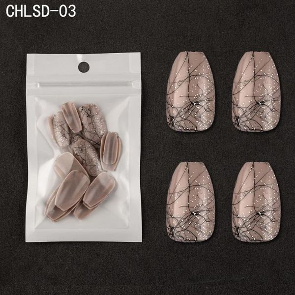 false nails 24pcs short ballerina fake black line uv gel tips colorful glitter nail full cover press on artificial manicure tool, Red;gold
false nails 24pcs short ballerina fake black line uv gel tips colorful glitter nail full cover press on artificial manicure tool, Red;gold