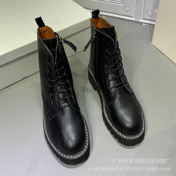 boots 2021 autumn and winter low bind with round head before female side zippershoker short, Black
boots 2021 autumn and winter low bind with round head before female side zippershoker short, Black