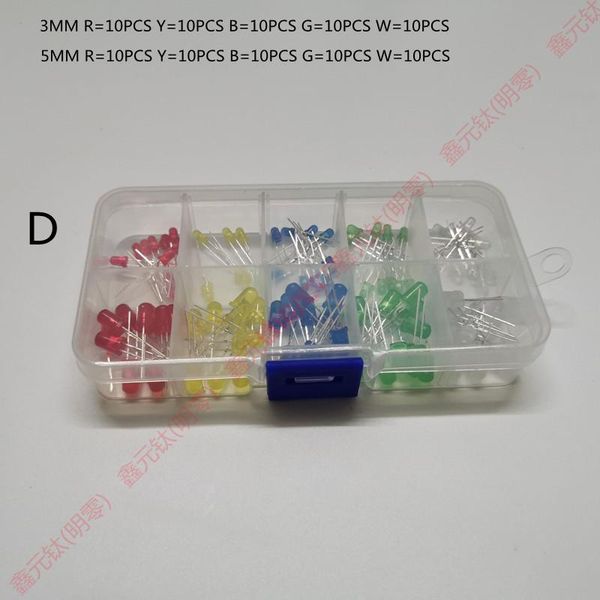 light beads f3 5mm led highlighted assortment diy kit red yellow blue green white sample lamp bead indicator bulb 100pcs/box
light beads f3 5mm led highlighted assortment diy kit red yellow blue green white sample lamp bead indicator bulb 100pcs/box