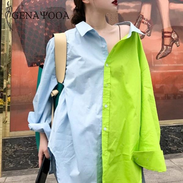 genayooa womens and blouses vintage korean style patchwork blouse women long sleeve loose mujer autumn winter 2021, White
genayooa womens and blouses vintage korean style patchwork blouse women long sleeve loose mujer autumn winter 2021, White