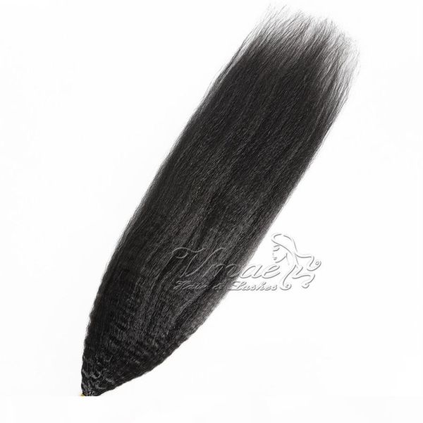 mongolian 1g strand 100g natural color pre bonded afro kinky curly deep wave yaki keratin fusion i tip virgin human hair extensions, Black
mongolian 1g strand 100g natural color pre bonded afro kinky curly deep wave yaki keratin fusion i tip virgin human hair extensions, Black