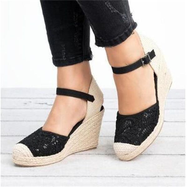 sandals women's mesh buckle slope heel 2021 summer foreign trade baotou low color matching casual, Black
sandals women's mesh buckle slope heel 2021 summer foreign trade baotou low color matching casual, Black