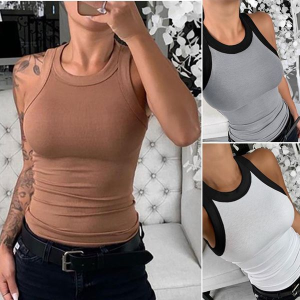 womens tanks t-shirts summer printing casual lightweight vests comfort solid color skinny round neck tank sleeveless tees, White
womens tanks t-shirts summer printing casual lightweight vests comfort solid color skinny round neck tank sleeveless tees, White