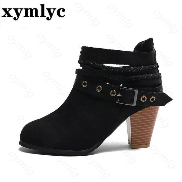 2021 women boots autumn winter boots classic multi band snow ankle winter suede warm high heels women shoes 35-43, Black
2021 women boots autumn winter boots classic multi band snow ankle winter suede warm high heels women shoes 35-43, Black