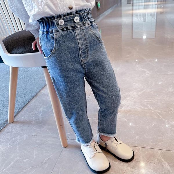 jeans girl solid color girls pants spring autumn children casual style clothes for, Blue
jeans girl solid color girls pants spring autumn children casual style clothes for, Blue