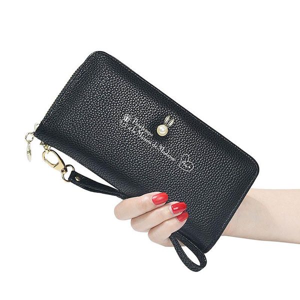 wallets mini wallet women pu leather solid color fashion zipper long female small woman and purses bags, Red;black
wallets mini wallet women pu leather solid color fashion zipper long female small woman and purses bags, Red;black