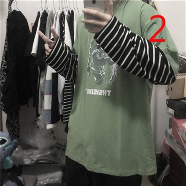 new 2021 autumn ins trend tide brand printed long-sleeved t-shirt loose korean version 7vi6, White;black
new 2021 autumn ins trend tide brand printed long-sleeved t-shirt loose korean version 7vi6, White;black