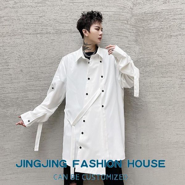 men's casual shirts s-6xl2021 young spring and summer tide loose shirt youth handsome jacket irregular leisure hair stylist, White;black
men's casual shirts s-6xl2021 young spring and summer tide loose shirt youth handsome jacket irregular leisure hair stylist, White;black