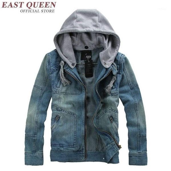 men's jackets denim jacket men cowboy costume hooded sportswear outdoors casual fashion jeans hoodies kk1741 h, Black;brown
men's jackets denim jacket men cowboy costume hooded sportswear outdoors casual fashion jeans hoodies kk1741 h, Black;brown