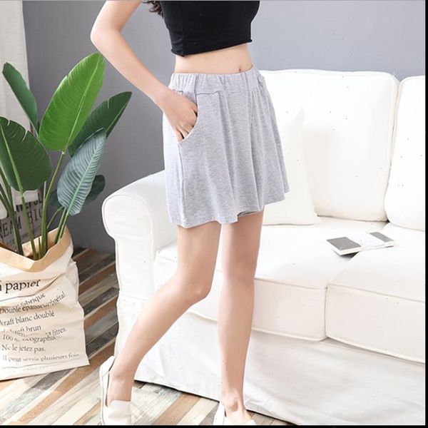 6 colors womens shorts fashion trend casual short soft plus size wide leg shorts simple loose style womens sports shorts, White;black
6 colors womens shorts fashion trend casual short soft plus size wide leg shorts simple loose style womens sports shorts, White;black