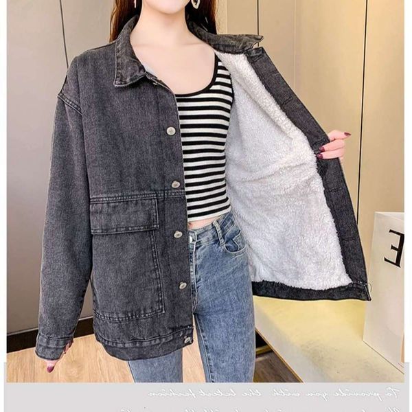 2021loose korean bf long sleeve denim women's new black versatile jacket in spring and autumn 2020, Black;brown
2021loose korean bf long sleeve denim women's new black versatile jacket in spring and autumn 2020, Black;brown