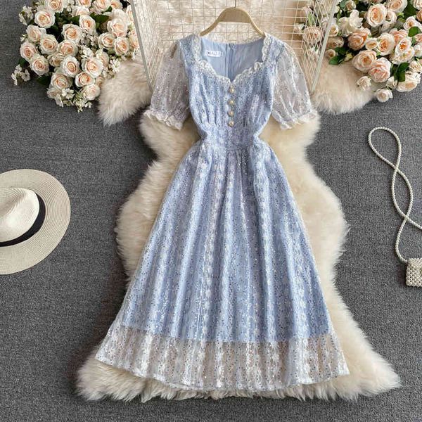 casual dresses french style floral lace women elegant summer hollow out short sleeve party sequins embroidery a-line midi jq3p, Black;gray
casual dresses french style floral lace women elegant summer hollow out short sleeve party sequins embroidery a-line midi jq3p, Black;gray