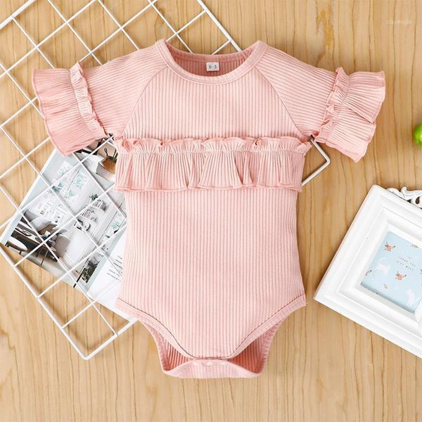 rompers born baby girls summer ribbed bodysuits ruffles short sleeve jumpsuits solid outfit 0-12m clothes infant clothing, Blue
rompers born baby girls summer ribbed bodysuits ruffles short sleeve jumpsuits solid outfit 0-12m clothes infant clothing, Blue