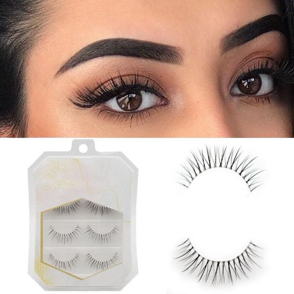 false eyelashes 3pairs 3d mink hair criss-cross natural short lashes handmade full strip fake extension makeup tools
false eyelashes 3pairs 3d mink hair criss-cross natural short lashes handmade full strip fake extension makeup tools