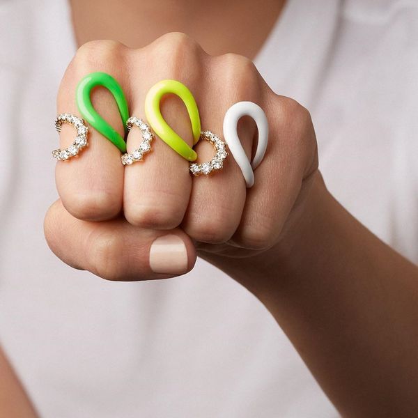 rainbow colorful jewelry summer ing open adjusted neon enamel full finger ring for women, Silver
rainbow colorful jewelry summer ing open adjusted neon enamel full finger ring for women, Silver